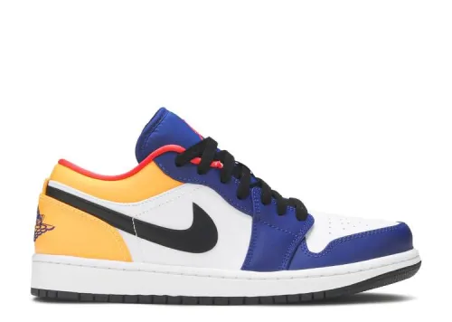 AIR JORDAN 1 LOW 'WHITE DEEP ROYAL BLUE' 553558-123