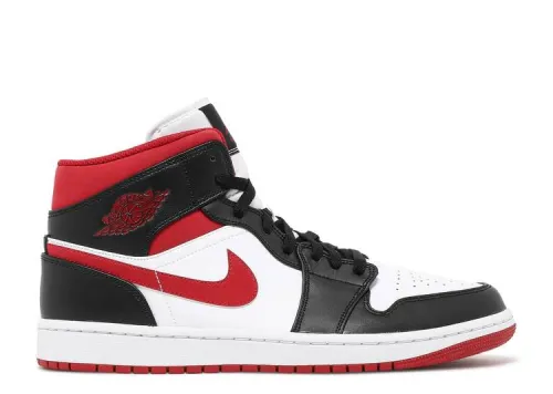 AIR JORDAN 1 MID 'BLACK GYM RED' 554724-122