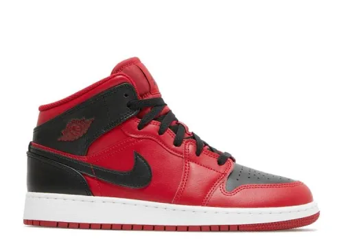 AIR JORDAN 1 MID GS 'REVERSE BRED' 554725-660