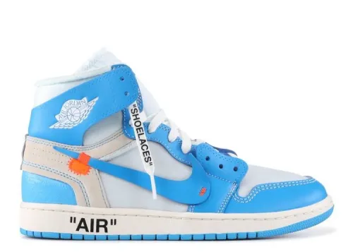 OFF-WHITE X AIR JORDAN 1 RETRO HIGH OG 'UNC' AQ0818-148