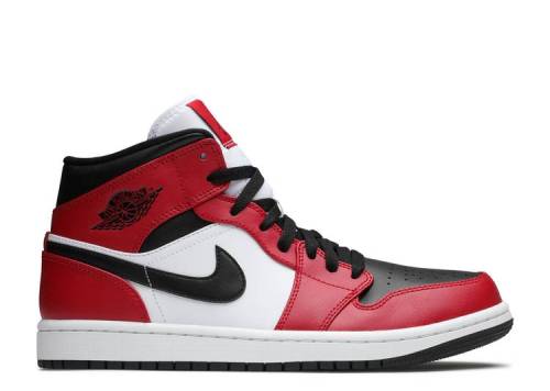 AIR JORDAN 1 MID 'CHICAGO BLACK TOE' 554724-069