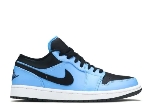 AIR JORDAN 1 LOW 'UNIVERSITY BLUE BLACK' 553558-403