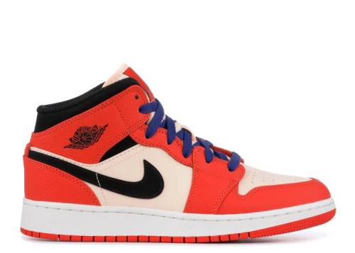 AIR JORDAN 1 MID SE GS 'TEAM ORANGE' BQ6931-800