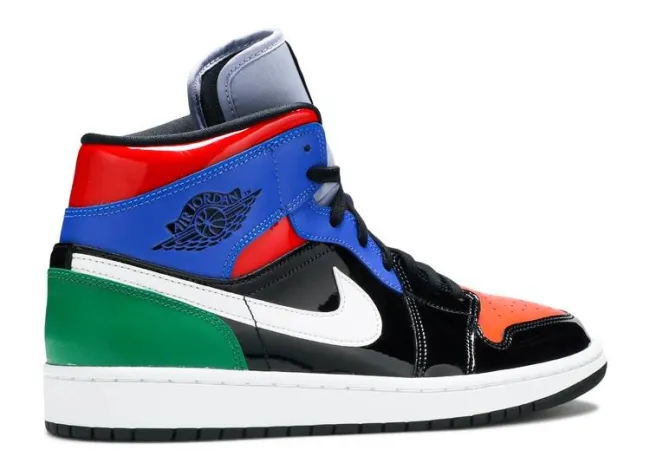 WMNS AIR JORDAN 1 MID SE 'MULTI PATENT' CV5276-001