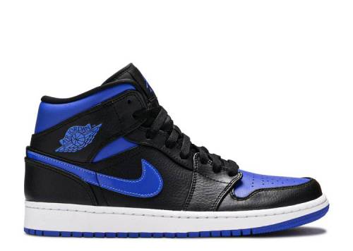 AIR JORDAN 1 MID 'BLACK HYPER ROYAL' 554724-068