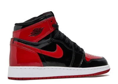 AIR JORDAN 1 RETRO HIGH OG GS 'PATENT BRED' 575441-063