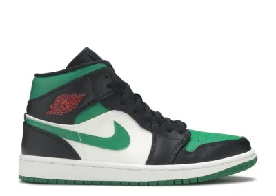 AIR JORDAN 1 MID 'PINE GREEN'  554724-067