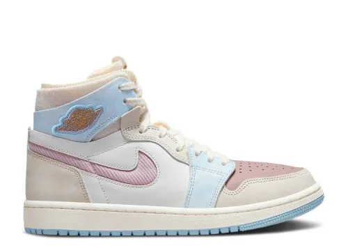 WMNS AIR JORDAN 1 ZOOM AIR COMFORT HIGH 'PINK OXFORD PLUM FOG'  Style