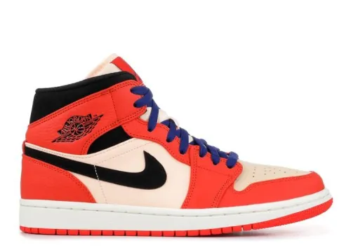 AIR JORDAN 1 RETRO MID SE 'TEAM ORANGE' 852542-800
