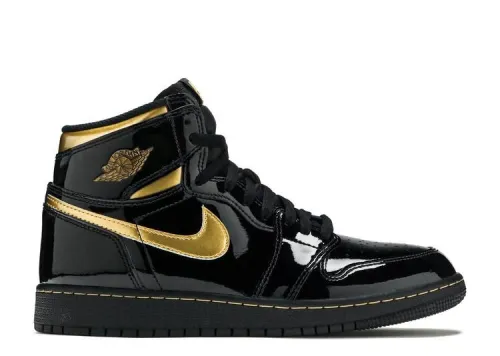 AIR JORDAN 1 RETRO HIGH OG GS 'BLACK METALLIC GOLD' 575441-032