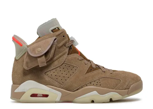 TRAVIS SCOTT X AIR JORDAN 6 RETRO 'BRITISH KHAKI' DH0690-200