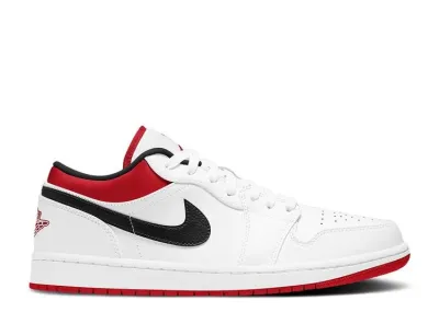 AIR JORDAN 1 LOW 'WHITE UNIVERISTY RED' 553558-118