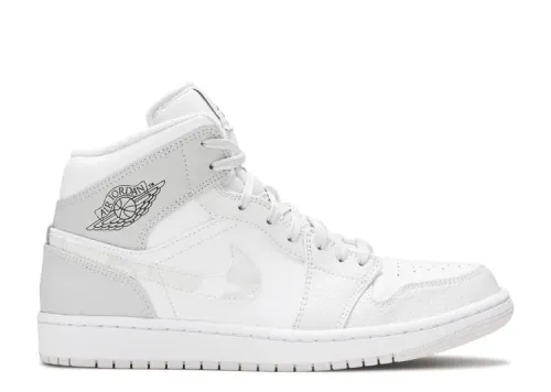 AIR JORDAN 1 MID 'SWOOSH LOGO - GREY CAMO' DC9035-100