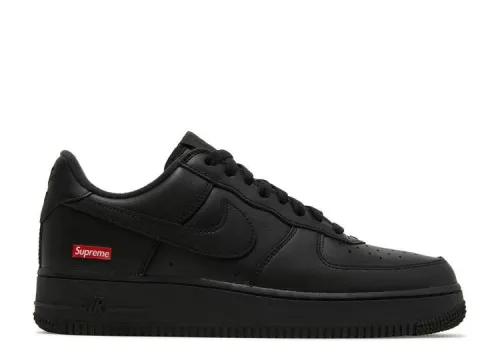 SUPREME X AIR FORCE 1 LOW 'BOX LOGO - BLACK'  CU9225-001