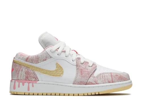 AIR JORDAN 1 LOW GS 'STRAWBERRY ICE CREAM' CW7104-601
