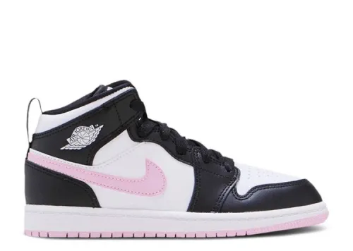 AIR JORDAN 1 MID PS 'WHITE LIGHT ARCTIC PINK' 640737-103