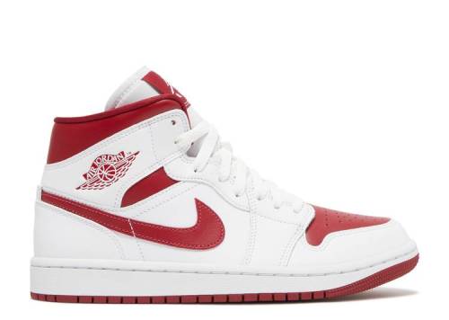 WMNS AIR JORDAN 1 MID 'WHITE POMEGRANATE' BQ6472-161