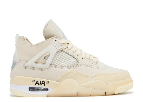 OFF-WHITE X WMNS AIR JORDAN 4 SP 'SAIL' CV9388-100