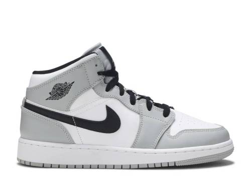 AIR JORDAN 1 MID GS 'LIGHT SMOKE GREY' 554725-092