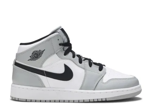 AIR JORDAN 1 MID GS 'LIGHT SMOKE GREY' 554725-092