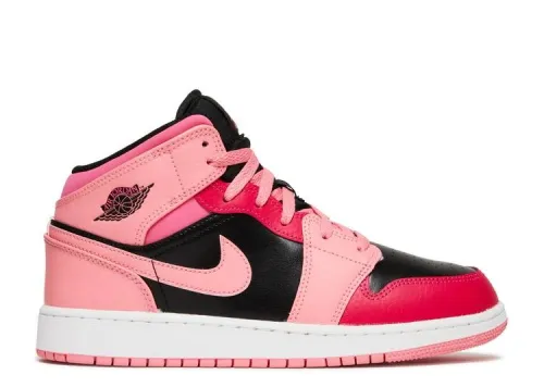 AIR JORDAN 1 MID GS 'CORAL CHALK' 554725-662