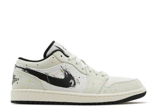 AIR JORDAN 1 LOW 'BRUSHSTROKE SWOOSH - PAINT SPLATTER' DM3528-100