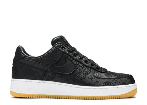 FRAGMENT DESIGN X CLOT X AIR FORCE 1 'BLACK SILK' CZ3986-001