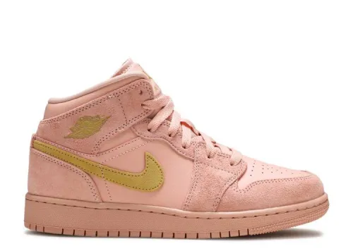 AIR JORDAN 1 MID SE GS 'CORAL STARDUST' BQ6931-600
