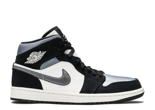 AIR JORDAN 1 MID SE 'SATIN SMOKE GREY' 852542-011