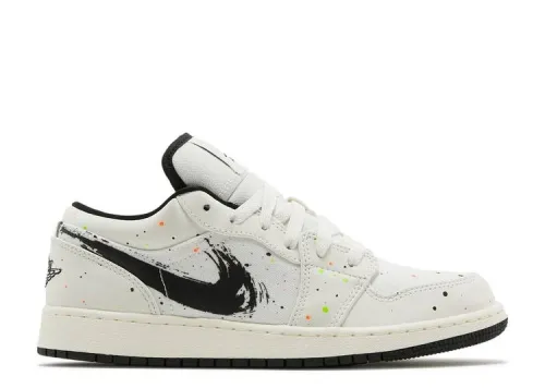 AIR JORDAN 1 LOW SE GS 'PAINT SPLATTER' DH3295-100