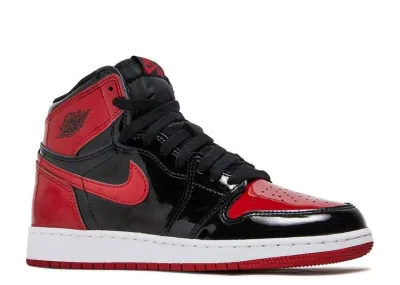 AIR JORDAN 1 RETRO HIGH OG GS 'PATENT BRED' 575441-063
