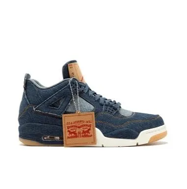 Jordan 4 Retro Levi's Denim (Tag With Levi's Logo) AO2571-401