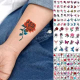 Trendy 3D Tattoo Stickers – Stylish & Dynamic Body Art for Instant Flair