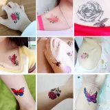 Trendy 3D Tattoo Stickers – Stylish & Dynamic Body Art for Instant Flair