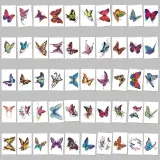 Trendy 3D Tattoo Stickers – Stylish & Dynamic Body Art for Instant Flair