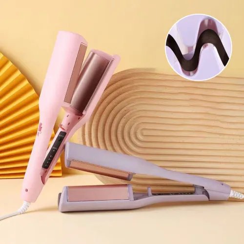 Romantic French Curling Iron – Professional Egg Shaped Curling Wand for Effortless, Long-Lasting Curls