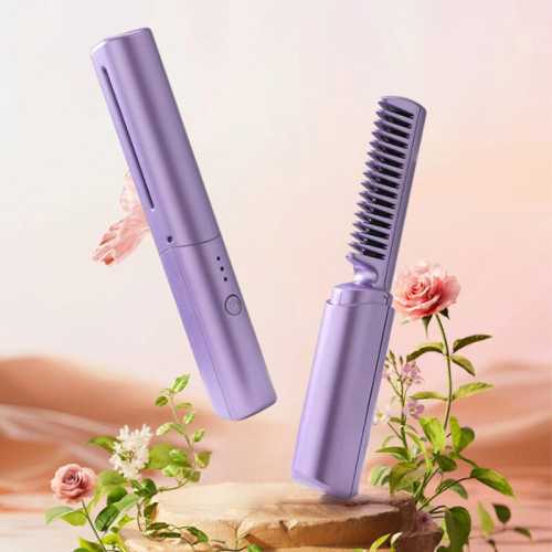 Rechargeable Mini Hair Straightener – Portable & Convenient for On-the-Go Styling