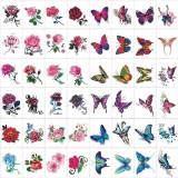 Trendy 3D Tattoo Stickers – Stylish & Dynamic Body Art for Instant Flair