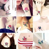 Trendy 3D Tattoo Stickers – Stylish & Dynamic Body Art for Instant Flair