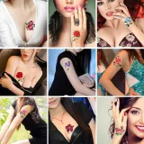 Trendy 3D Tattoo Stickers – Stylish & Dynamic Body Art for Instant Flair