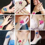 Trendy 3D Tattoo Stickers – Stylish & Dynamic Body Art for Instant Flair