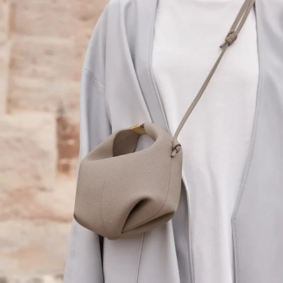 Fashion New Women Cowhide Crossbody Bag Solid Color Shoulder Bags All-Match Ladies Gold Buckle Handbags