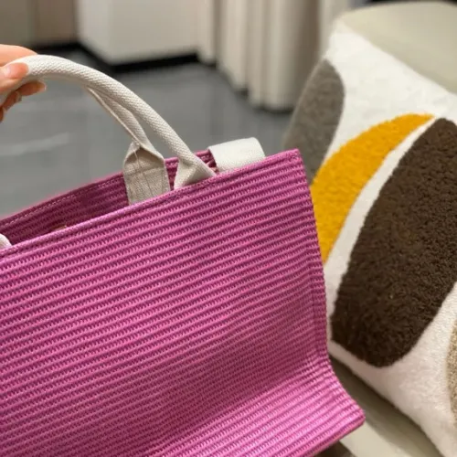 4 Colors Women Letter Embroidery Straw Bag 2023 New All-Match Ladies Woven Large Capacity Handbag
