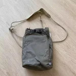 2023 New Women Fashion Bucket Bag Simple Drawstring Solid Color Messenger Bag Ladies Bag
