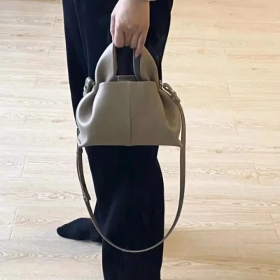 Women’s Genuine Leather Messenger Bags Female Solid Color Dumpling Handbag 2023 Fashion New All-Match Shoulder Bag