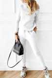 Casual Solid Solid Color Turtleneck Long Sleeve Two Pieces