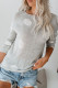 Fashion Sweet Dot Patchwork O Neck Tops