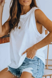 Casual Solid Basic O Neck T-Shirts