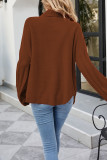 Fashion Casual Solid Patchwork Turtleneck Tops