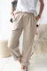 Casual Solid Basic Straight Solid Color Bottoms